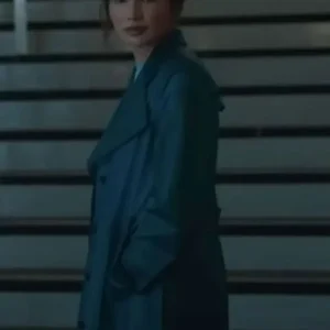 Gemma Chan Extrapolations Cotton Trench Coat
