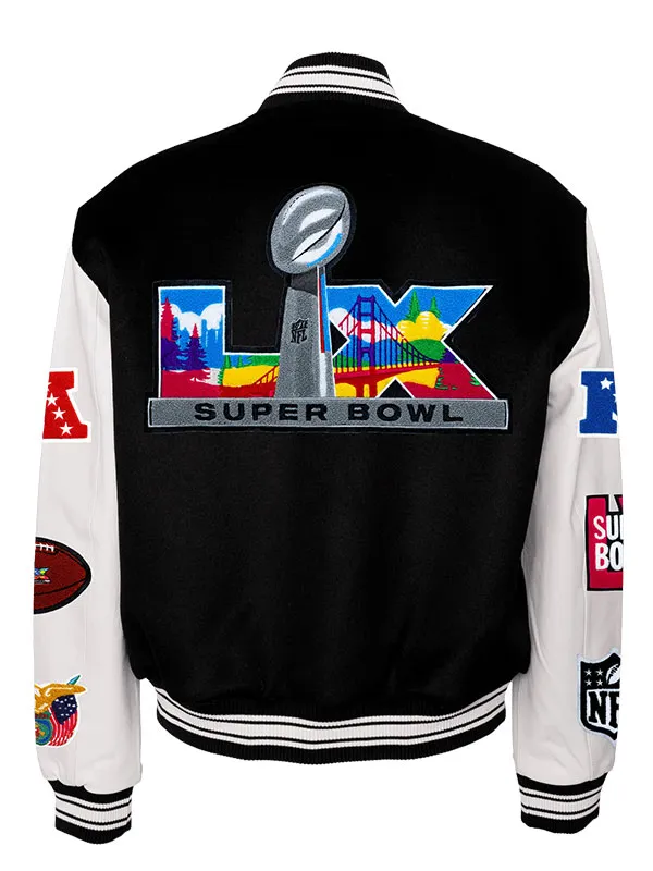 NFL Super Bowl 2026 Wool Varsity Jacket - Image 2
