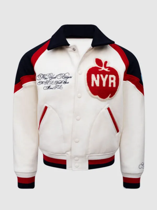 New York Rangers Winter Classic Varsity Jacket