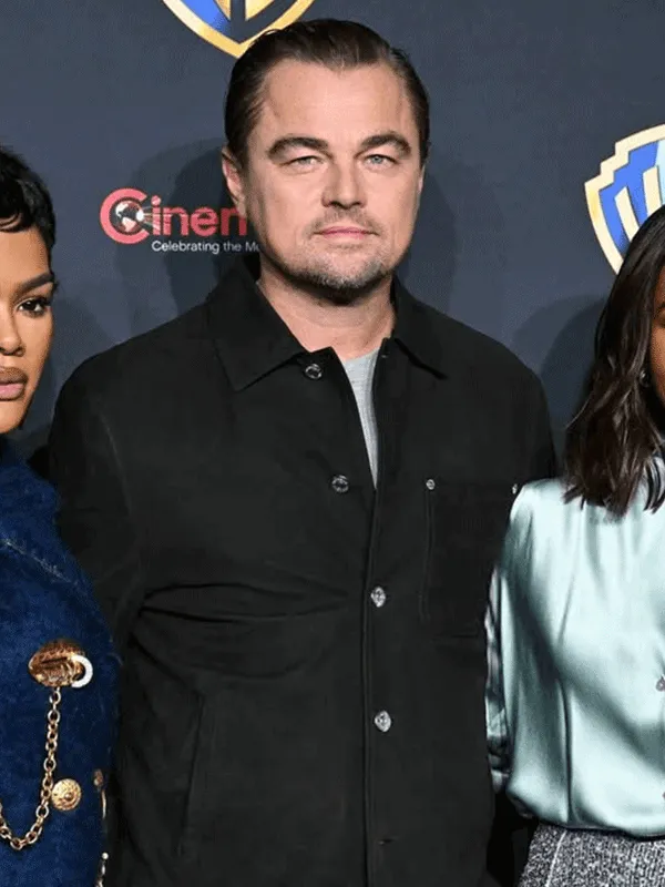 One Battle After Another Bob Ferguson Leather Jacket - Image 2