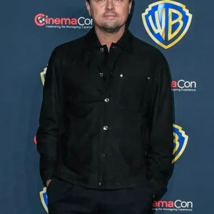 One Battle After Another Bob Ferguson Leather Jacket