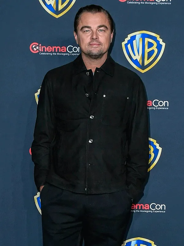 One Battle After Another Bob Ferguson Leather Jacket