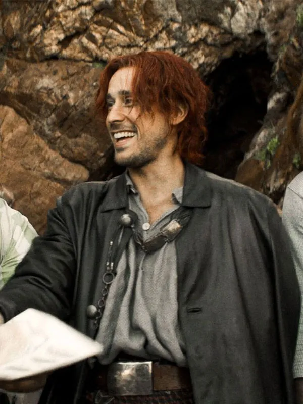 One Piece Shanks Black Leather Coat