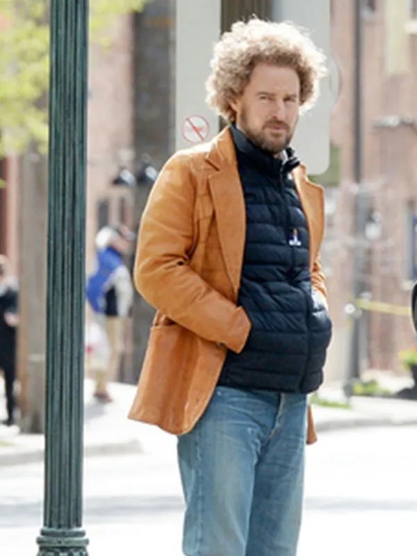 Paint Owen Wilson Leather Blazer