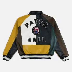 Patta x Avirex Icon Colorblock Leather Jacket