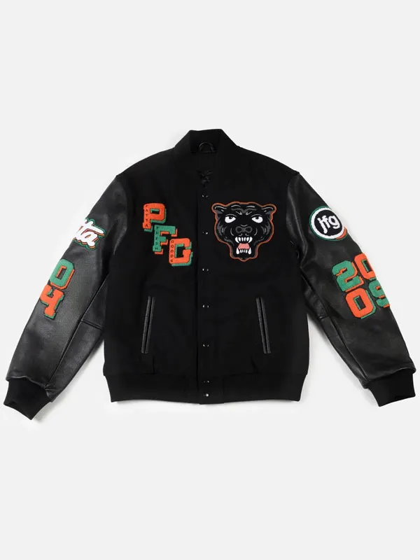 Patta x JFG 2026 Unisex Black Varsity Jacket