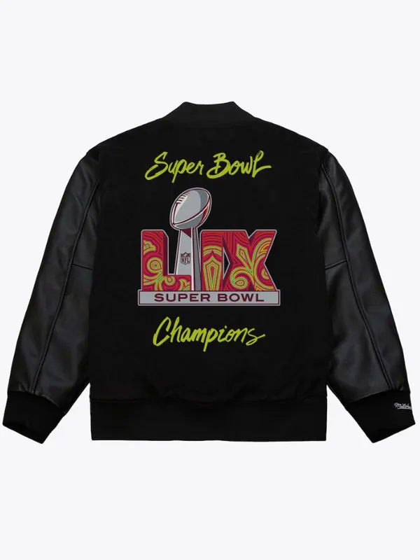 Philadelphia Eagles Super Bowl LIX Champions Varsity Jacket