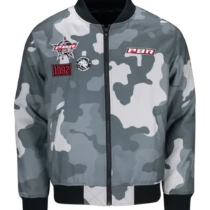 Professional Bull Riders Camo Bomber Jacket