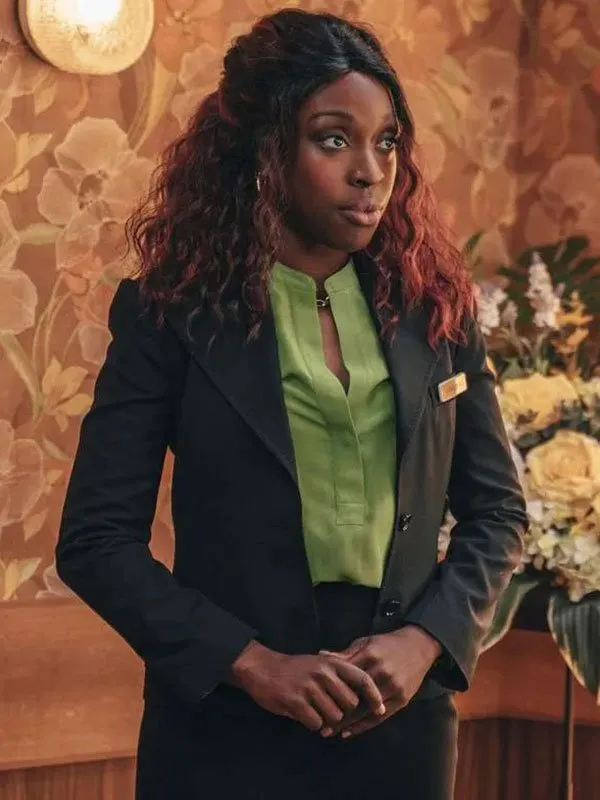 Ronke Adekoluejo Rain Dogs Black Blazer