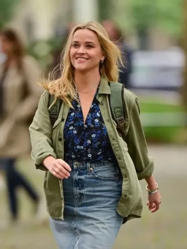 Your Place or Mine 2023 Reese Witherspoon Cotton Jacket
