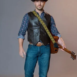 Tuff McMurray Ride Jake Foy Leather Vest