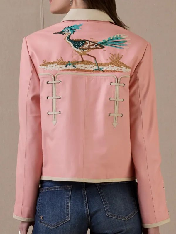Rodeo Chaparral Pink Leather Jacket