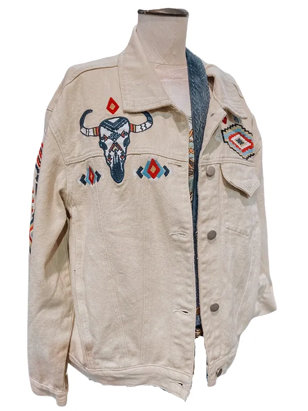 Rodeo Las Vegas Cowboy Beige Jacket