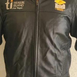 Rodeo Treasure Island Las Vegas Black Leather Jacket