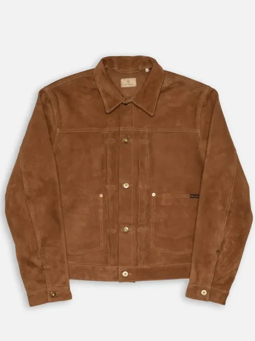 Rodeo Western Brown Suede Leather Jacket
