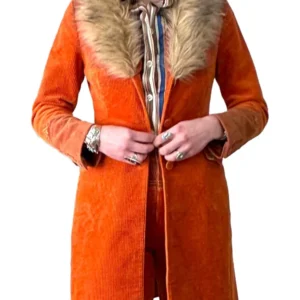 Rodeo Western Cowgirl Corduroy Midi-length Jacket