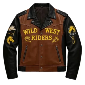 Rodeo Wild West Riders Western Biker Jacket