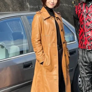 Minami Hamabe Shin Kamen Rider Leather Trench Coat