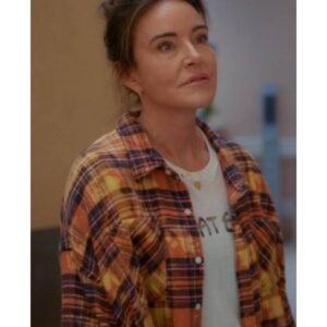 Shrinking S03 Christa Miller Plaid Shirt