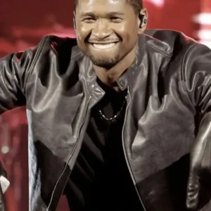 Usher Super Bowl Halftime Leather Jacket