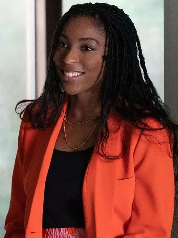 Shrinking Jessica Williams Orange Blazer - Image 2