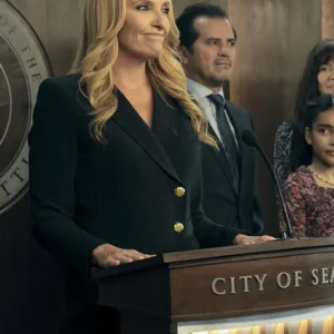 The Power Toni Collette Black Blazer