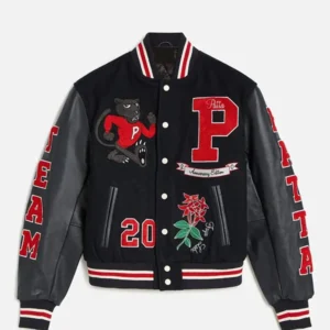 Patta 20th Anniversary Leather Varsity Jacket