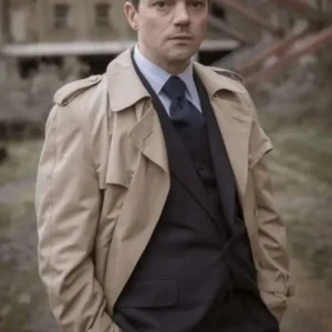 The Gold Dominic Cooper Cotton Trench Coat