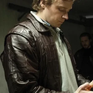 Jack Lowden The Gold Leather Jacket