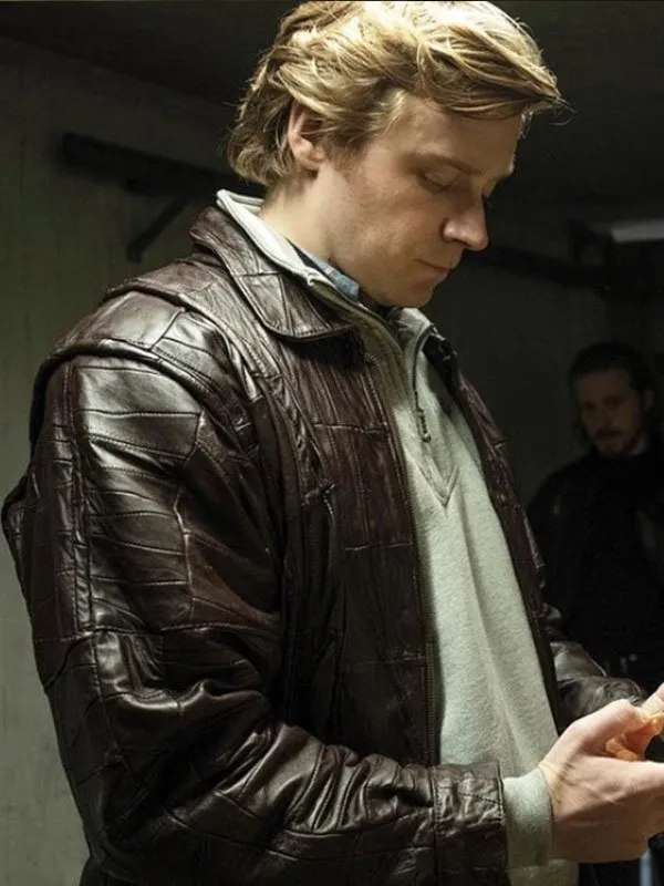 Jack Lowden The Gold Leather Jacket