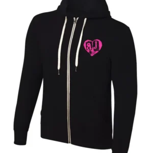 WWE AJ Lee Love Bites Retro Hooded Jacket