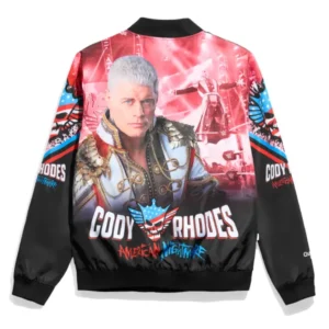 WWE Cody Rhodes Black Varsity Jacket
