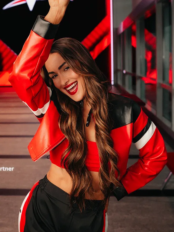 WWE Nikki Bella Motorcycle Leather Jacket