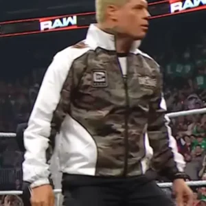 WWE Raw Cody Rhodes Veterans Day Jacket