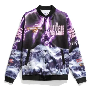 WWE WrestleMania VI The Ultimate Challenge Retro Jacket