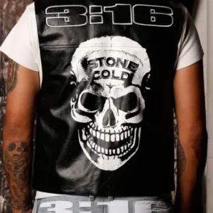 WWE X Loiter Stone Cold Leather Vest