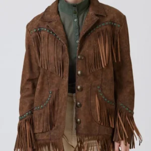 Women Boring the Devil Fringe Jacket