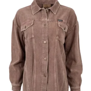 Women Rodeo Cowgirl Purple Corduroy Jacket