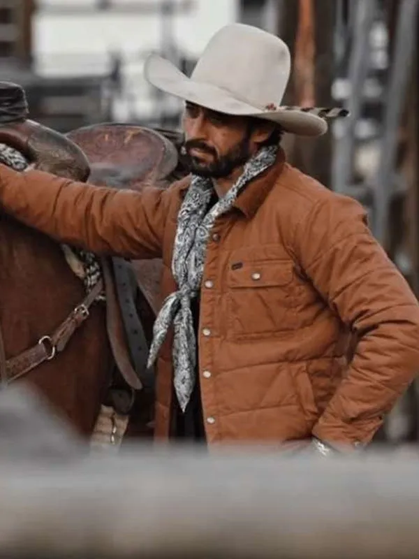 Ryan Bingham Yellowstone S04 Puffer Jacket