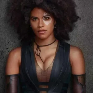 Domino Deadpool 2 Zazie Beetz Leather Vest
