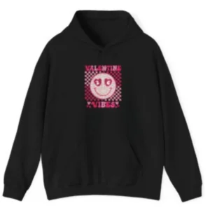 14th Of February Valentines Day Vibes Pullover Hoodie