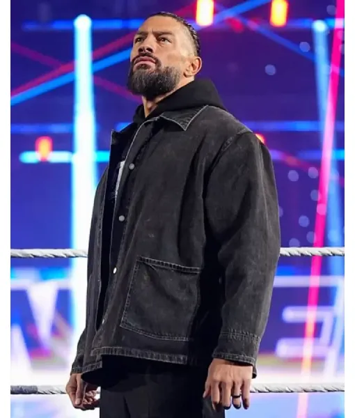 WWE Monday Night RAW Roman Reigns Denim Jacket
