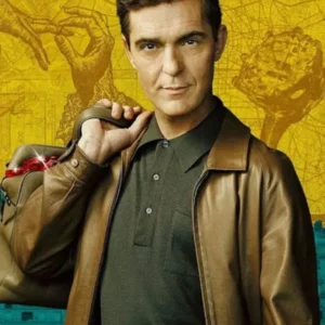 Berlin S02 Pedro Alonso Brown Leather Jacket