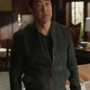 9-1-1 Kenneth Choi Suede Leather Jacket
