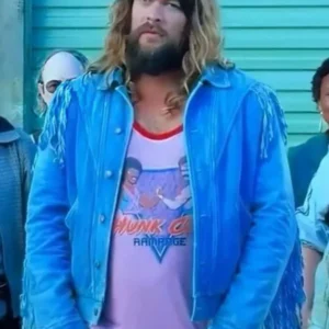 A Minecraft Movie Jason Momoa Fringe Jacket