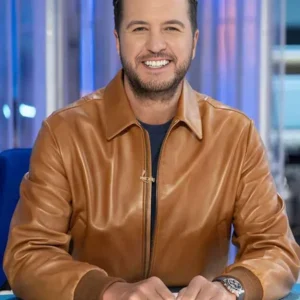 American Idol S24 Luke Bryan Leather Jacket