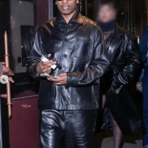 American Rapper A$AP Rocky Leather Jacket