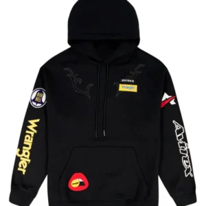 Avirex X Wrangler Black Cowboy Hoodie