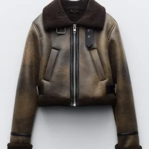 Tracker Billie Matalon Shearling Leather Jacket