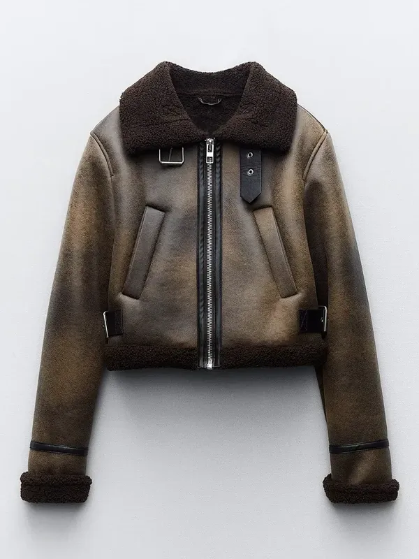 Tracker Billie Matalon Shearling Leather Jacket